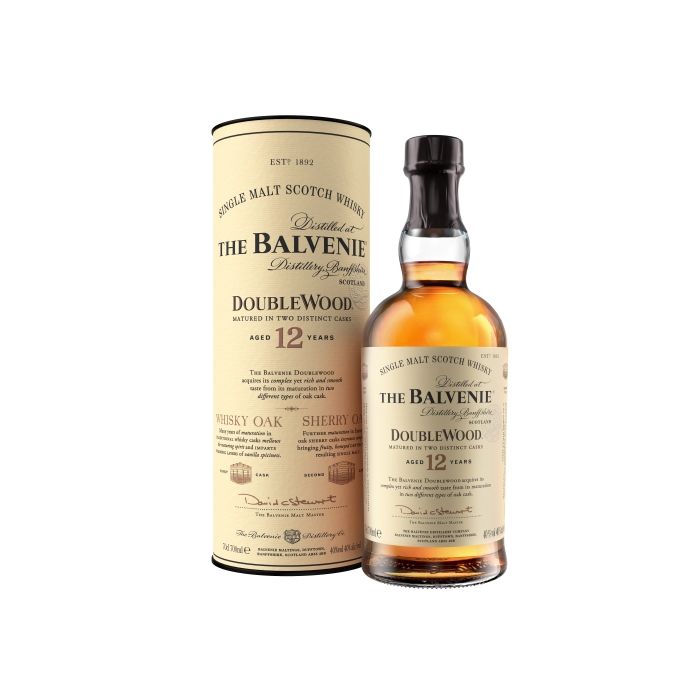 THE BALVENIE DOUBLEWOOD 12年 700ml BALVENIE DOUBLE WOOD 12 YEARS WHISKY 700 ML