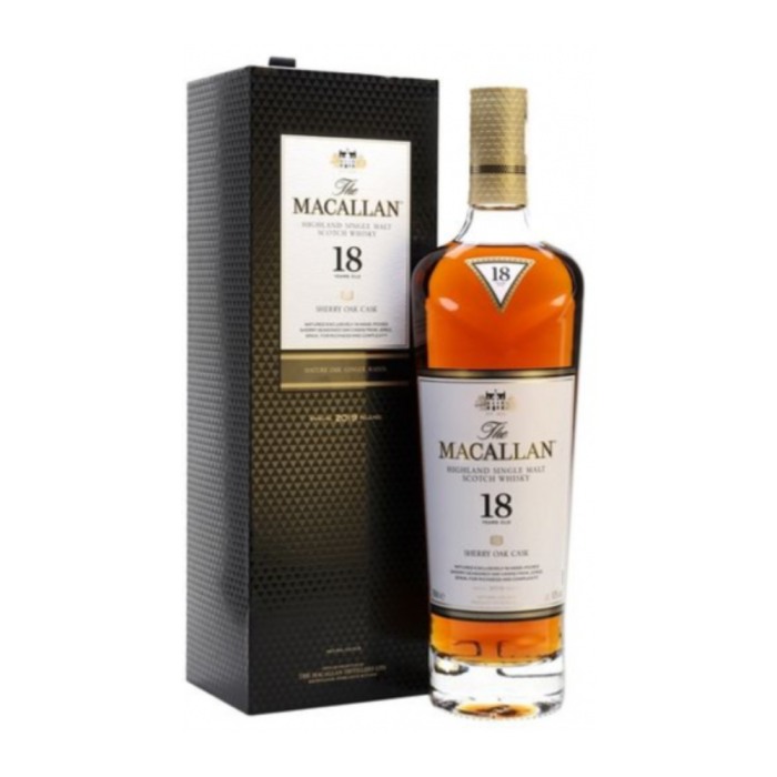 MACALLAN 18 AÑOS SHERRY OAK 700 ML MACALLAN 18 AÑOS SHERRY OAK 700 ML